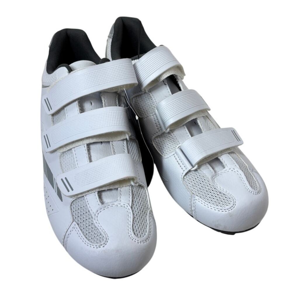 Tommaso Pista 100 Womens Road Cycling Shoes EUR 43‎ US 11 White Strap NOS